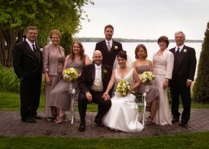 Les familles des mariés
