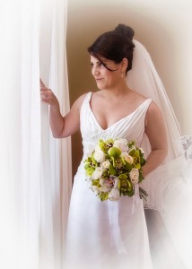 La mariée à la fenêtre